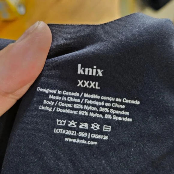 Knix Black Shapewear Tank Top Women XXXL - Picture 3 of 5